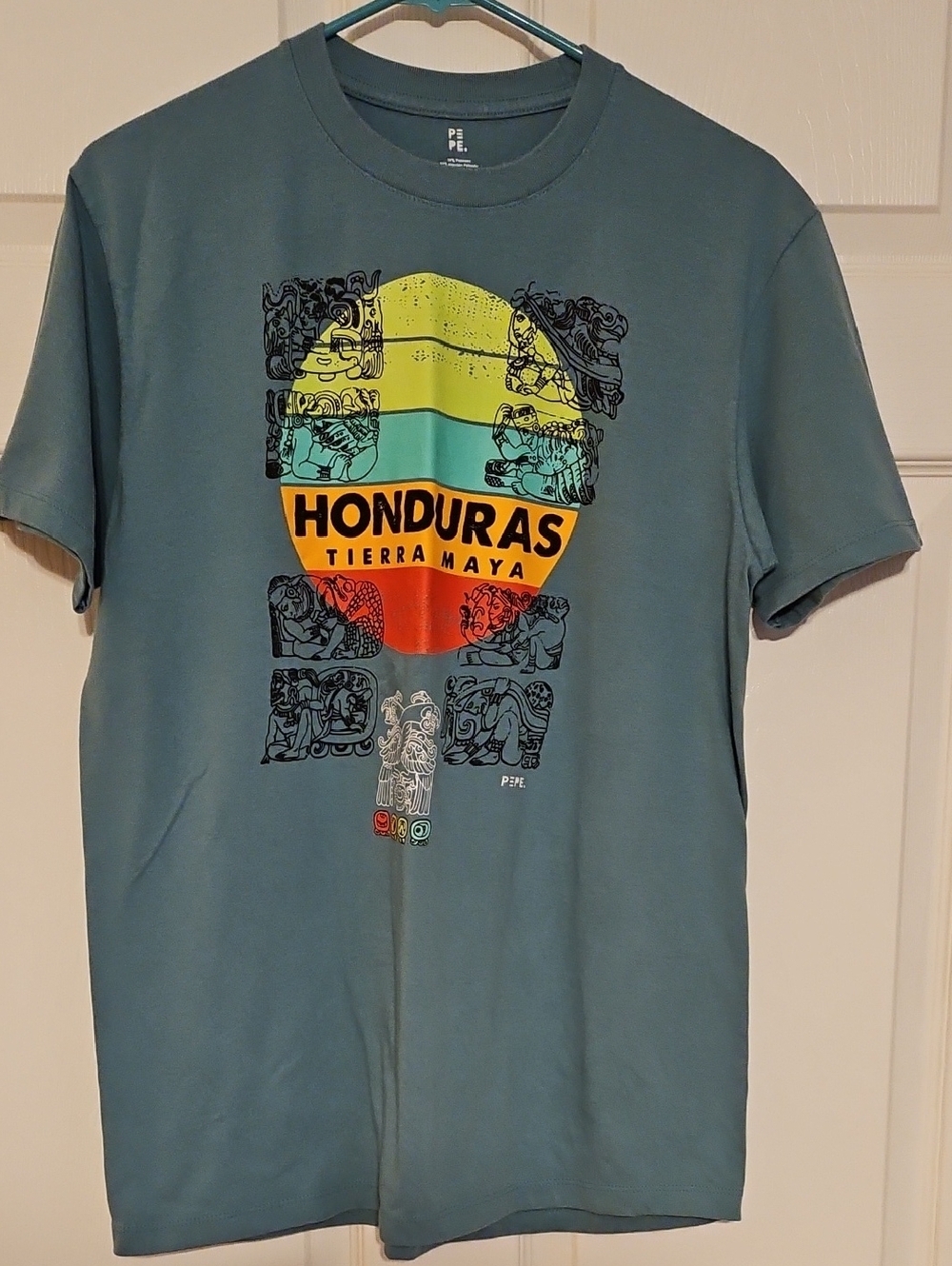Honduras Tierra Maya Graphic Tee - Blue